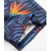imageELETOP Mens Hawaiian Shirt Summer Stretch Short Sleeve Tropical Beach Button Down Casual ShirtM117 Leaf Blue