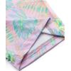 imageELETOP Mens Hawaiian Shirt Summer Stretch Short Sleeve Tropical Beach Button Down Casual ShirtM119 Leaf Pink