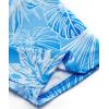 imageELETOP Mens Hawaiian Shirt Summer Stretch Short Sleeve Tropical Beach Button Down Casual ShirtM120 Leaf Blue White