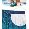 imageELETOP Mens Swim Trunks Quick Dry Bathing Suit Swimming Board Shorts Mesh Lining Beach Swimwear528 Gradient Blue