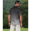 imageELETOP Mens Golf Polo Shirts Short Sleeve Moisture Wicking Hawaiian Tropical Polos Performance Golf Shirts for Men Dry Fit135 Gradient Black