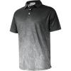 imageELETOP Mens Golf Polo Shirts Short Sleeve Moisture Wicking Hawaiian Tropical Polos Performance Golf Shirts for Men Dry Fit135 Gradient Black