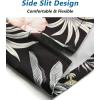 imageELETOP Mens Hawaiian Shirt Short Sleeve Button Down Casual Tropical Aloha Beach Shirts239 Flamingo Flower Black