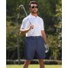 imageELETOP Mens Golf Shorts 7quot Quick Dry Hiking Athletic Flat Front Shorts Lightweight Casual Dress Shorts for Men
