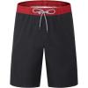 imageELETOP Mens Swim Trunks Quick Dry Bathing Suit Swimming Board Shorts Mesh Lining Beach Swimwear522 Black