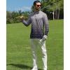 imageELETOP Mens Golf Shirts Long Sleeve Print Performance Polo Shirts Moisture Wicking Dry Fit Golf Polo for Men149 Fish