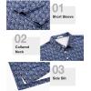 imageELETOP Mens Golf Polo Shirts Short Sleeve Moisture Wicking Hawaiian Tropical Polos Performance Golf Shirts for Men Dry Fit 117 Dark Blue XL
