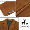 imageELETOP Mens Trench Coat Winter Wool Jacket Long Business Overcoat Pea Coat1801 Camel